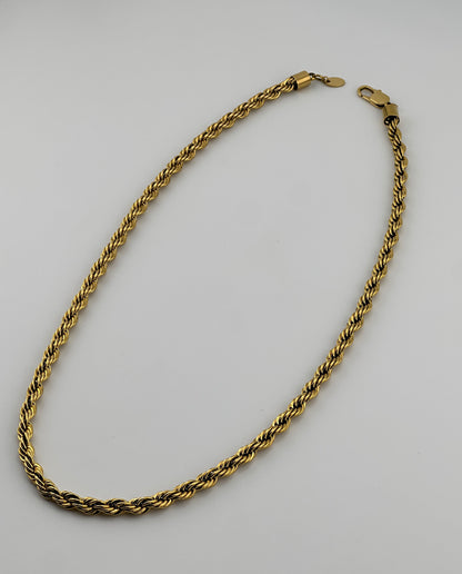 Rope Gold 6mm Chain