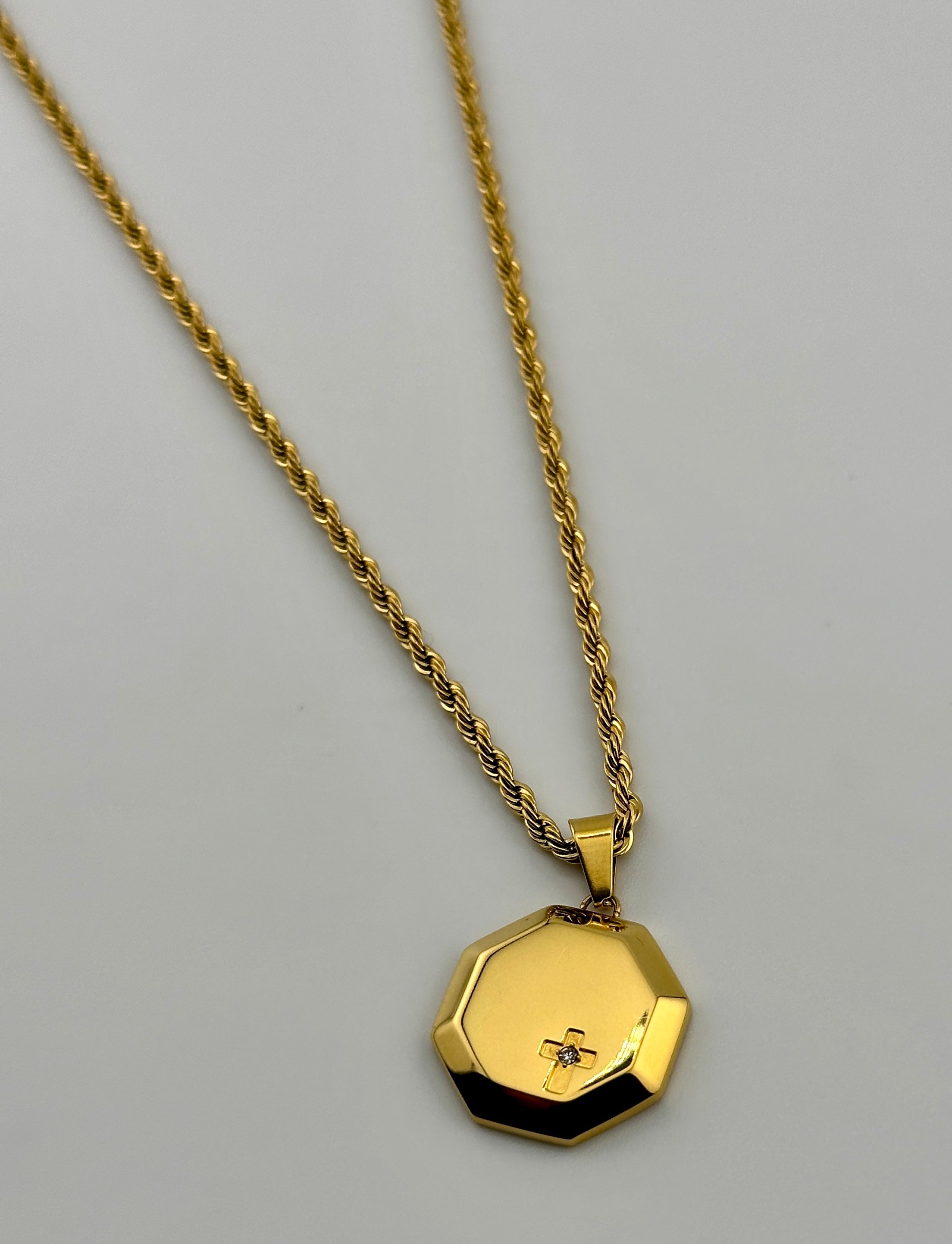 Small Cross Pendant (Gold)