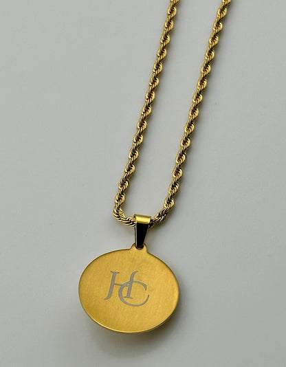 Lion Coin Pendant (Gold)