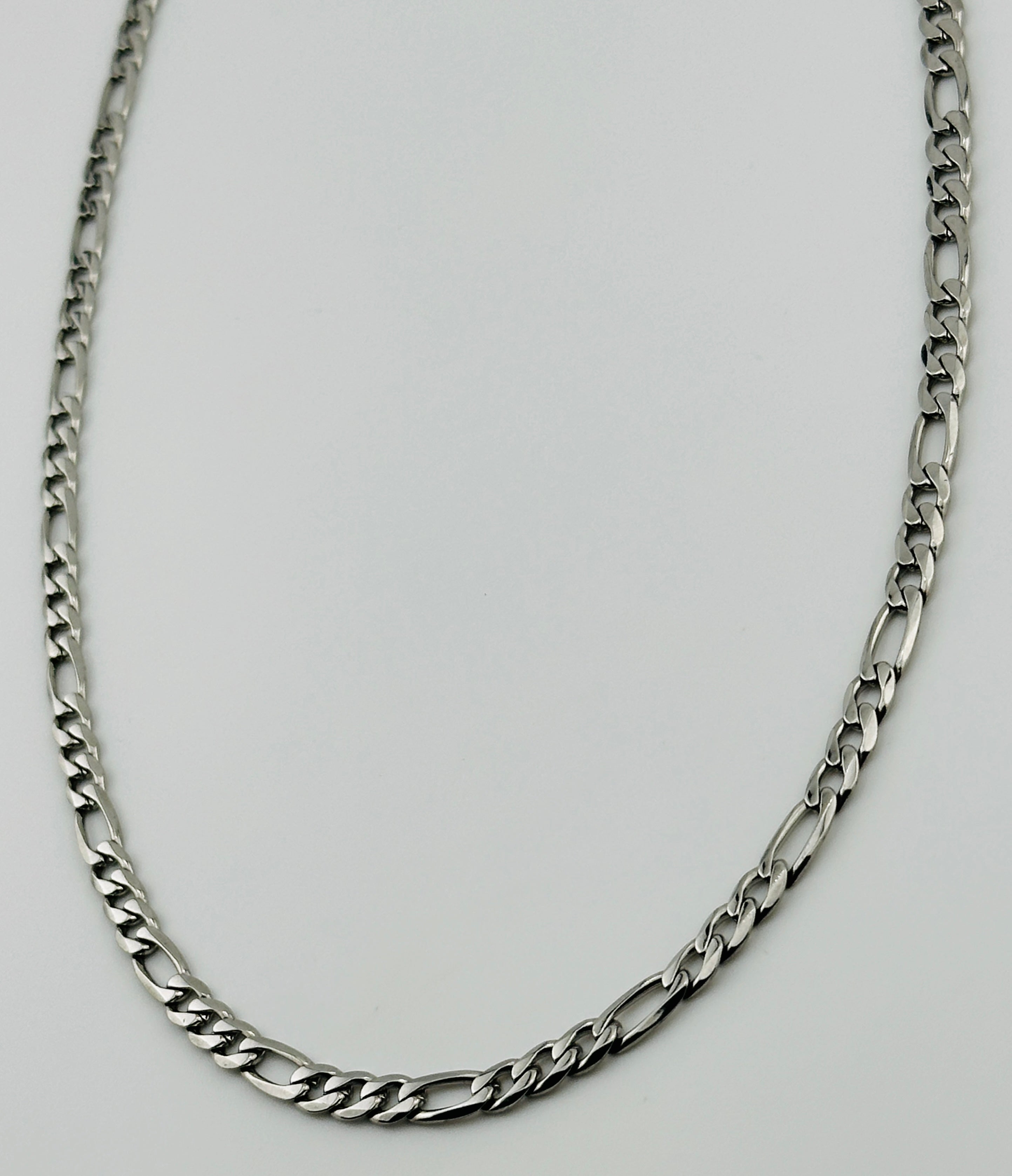 Figaro Silver 5mm Chain