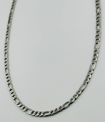 Figaro Silver 5mm Chain