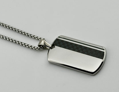 Dog Tag Pendant (Silver)