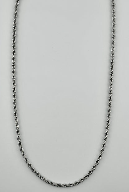 Rope Silver 4mm Chain