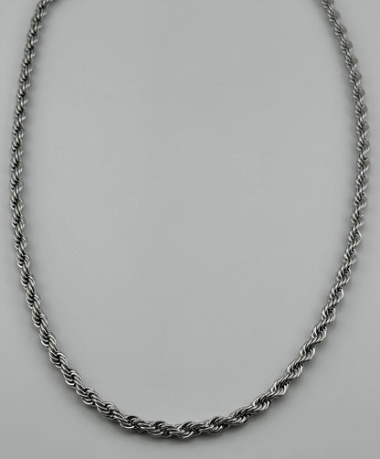 Rope Silver 6mm Chain