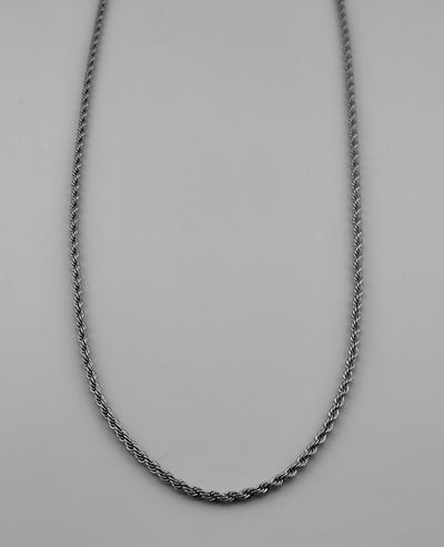Rope Silver 3mm Chain