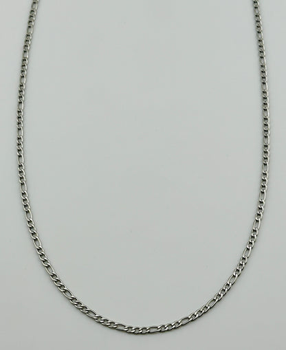 Figaro Silver 3mm Chain