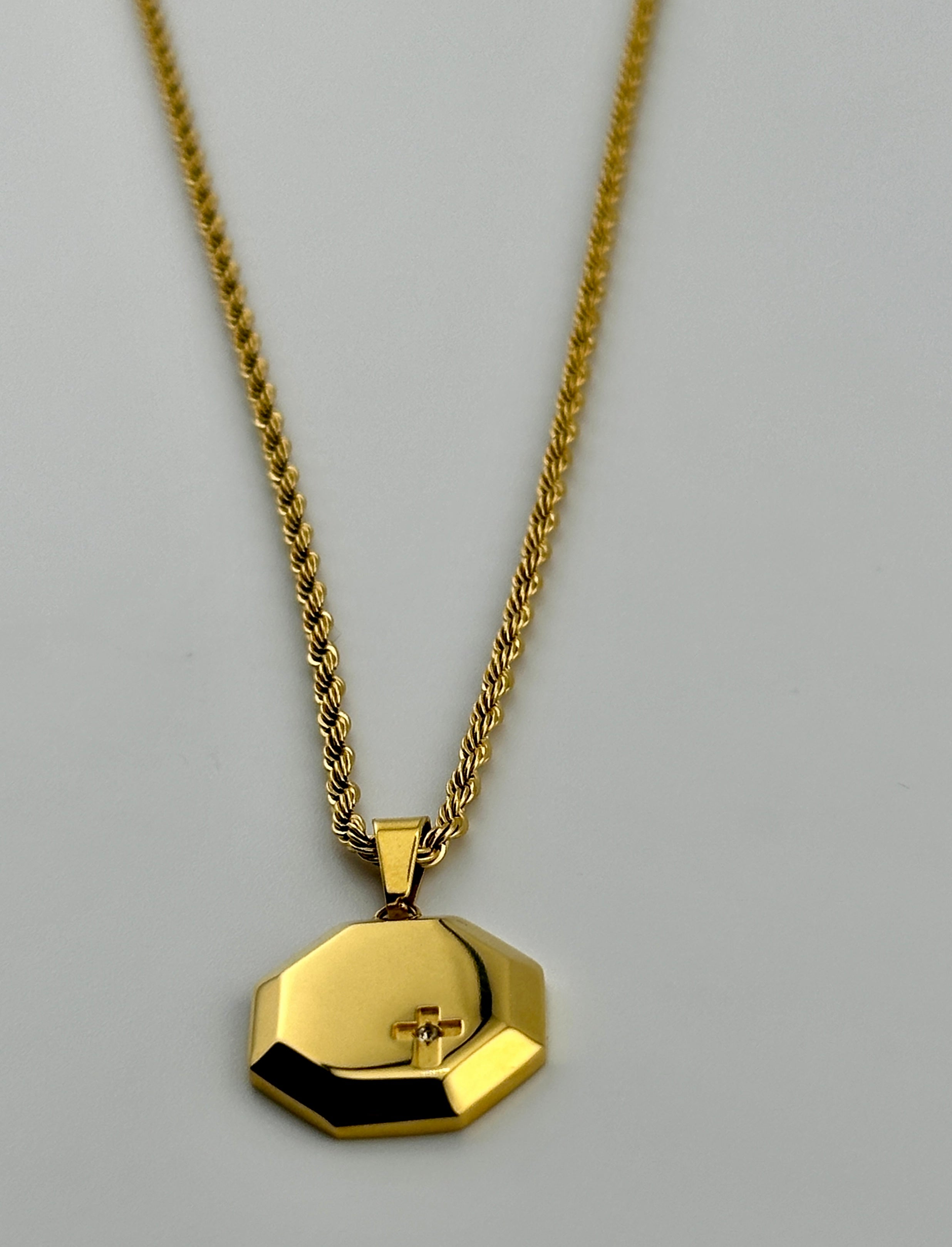 Small Cross Pendant (Gold)