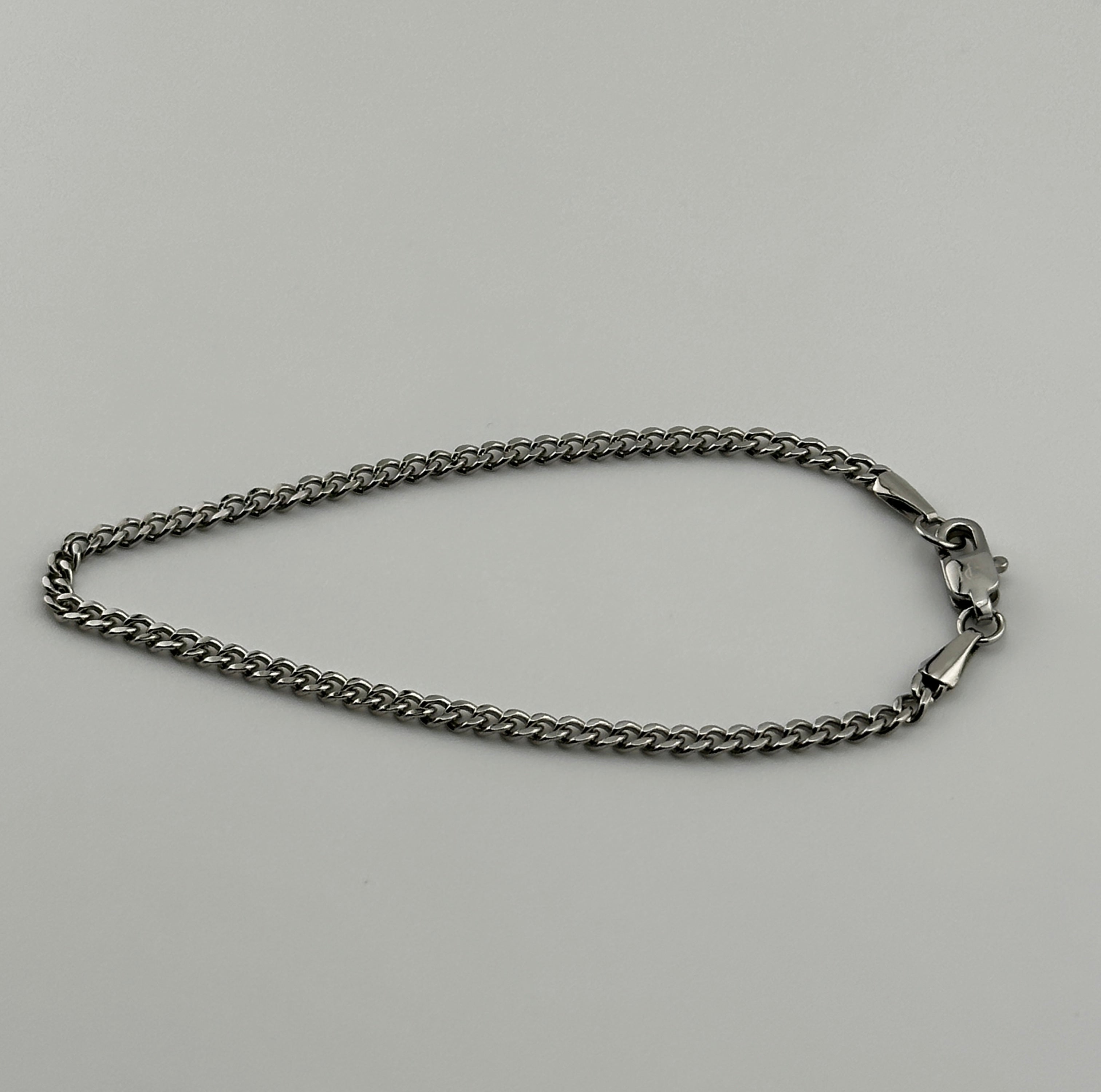 Cuban Link Silver 3mm Bracelet