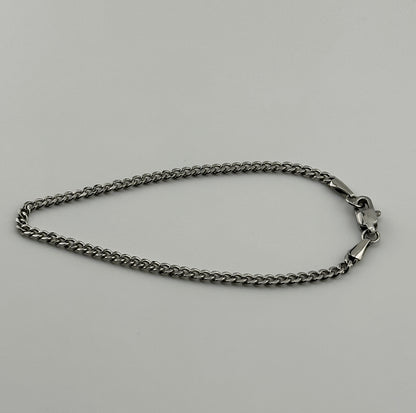 Cuban Link Silver 3mm Bracelet