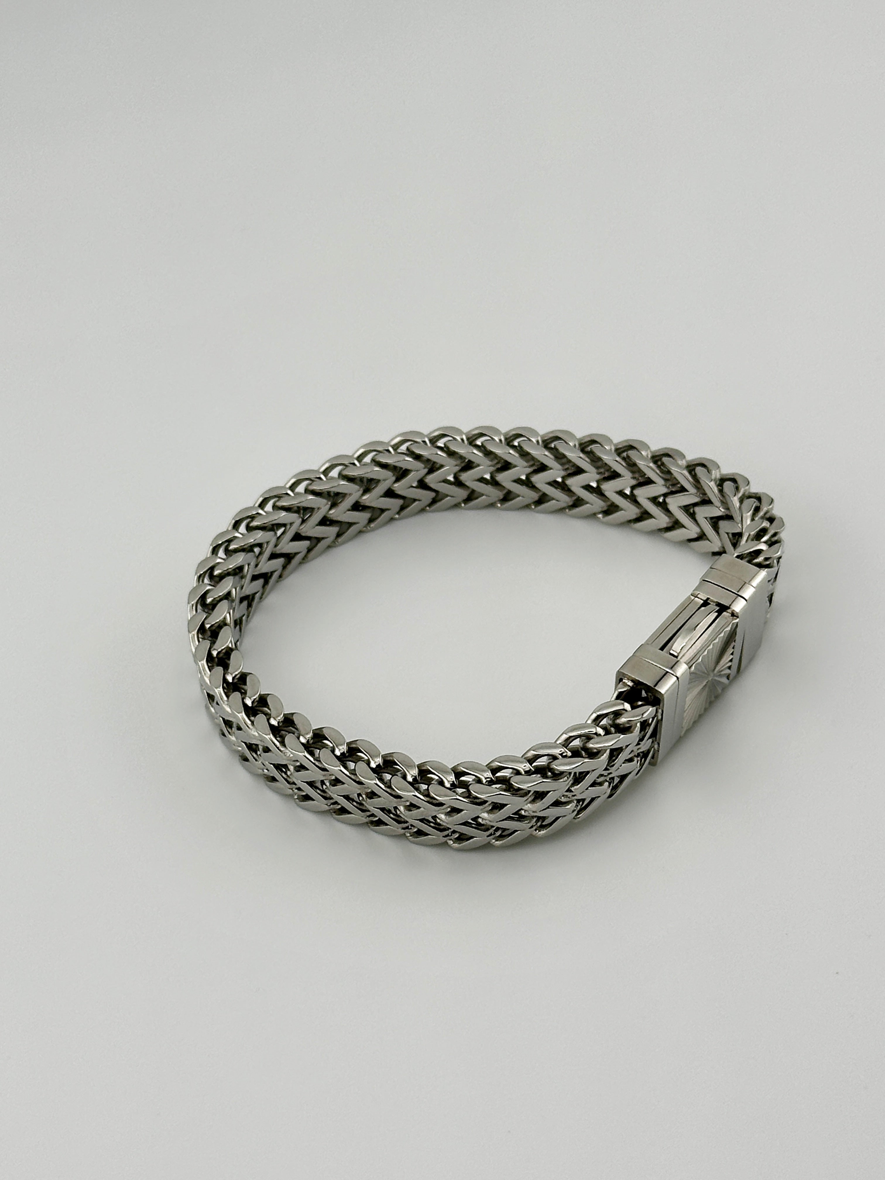 Franco Silver 12mm Bracelet