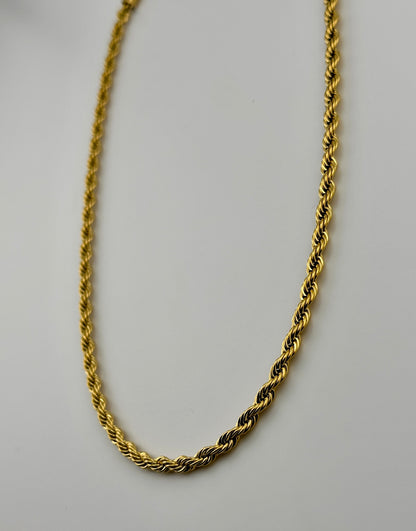 Rope Gold 5mm Chain