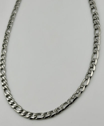 Figaro Silver 8mm Chain