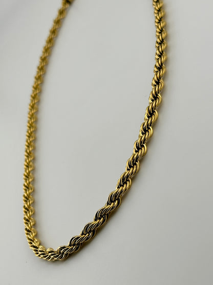 Rope Gold 6mm Chain