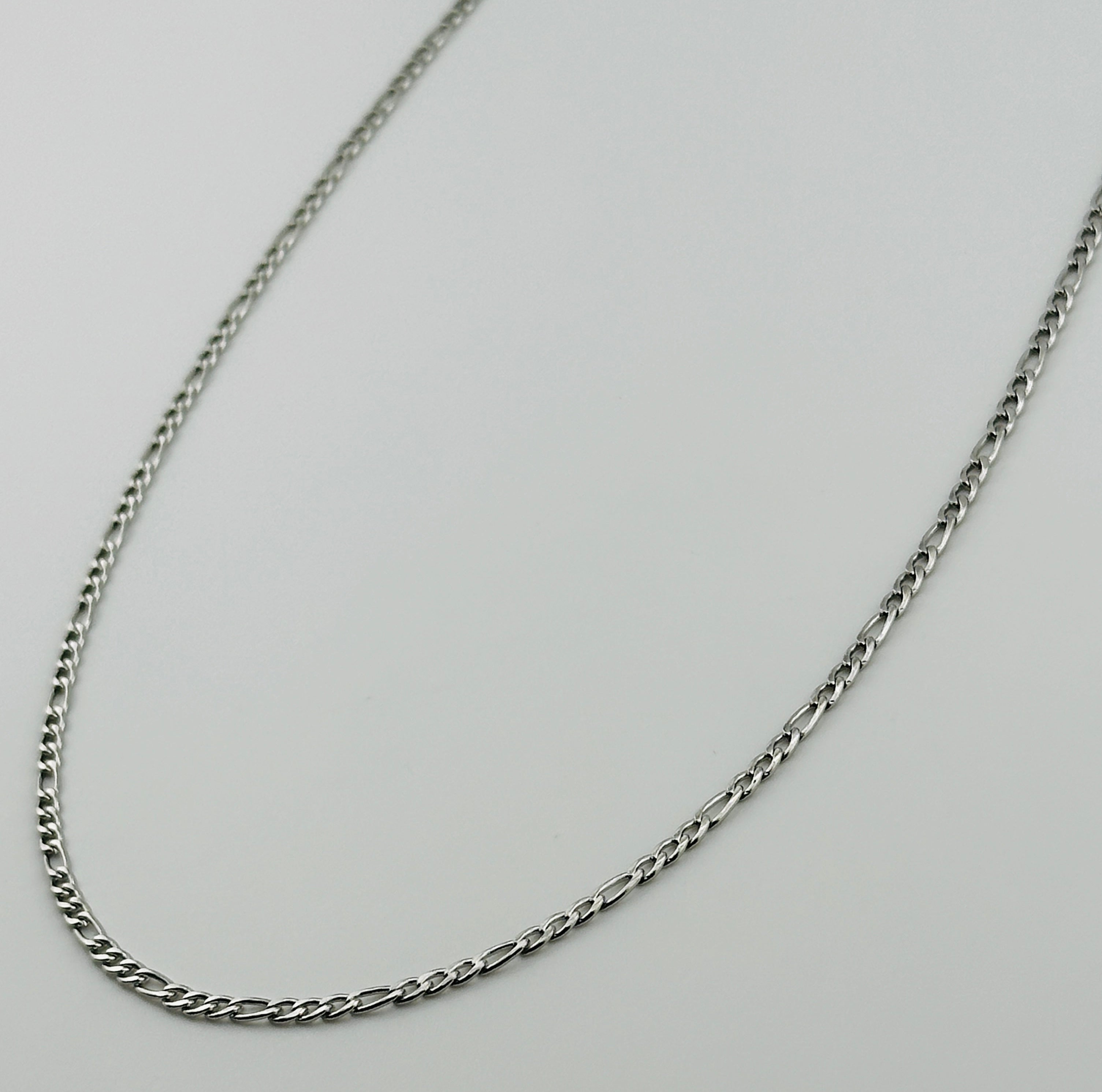 Figaro Silver 3mm Chain