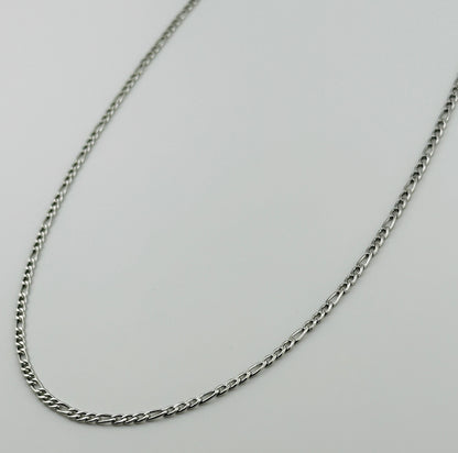 Figaro Silver 3mm Chain