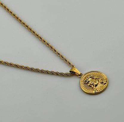 Jesus Pendant (Gold)