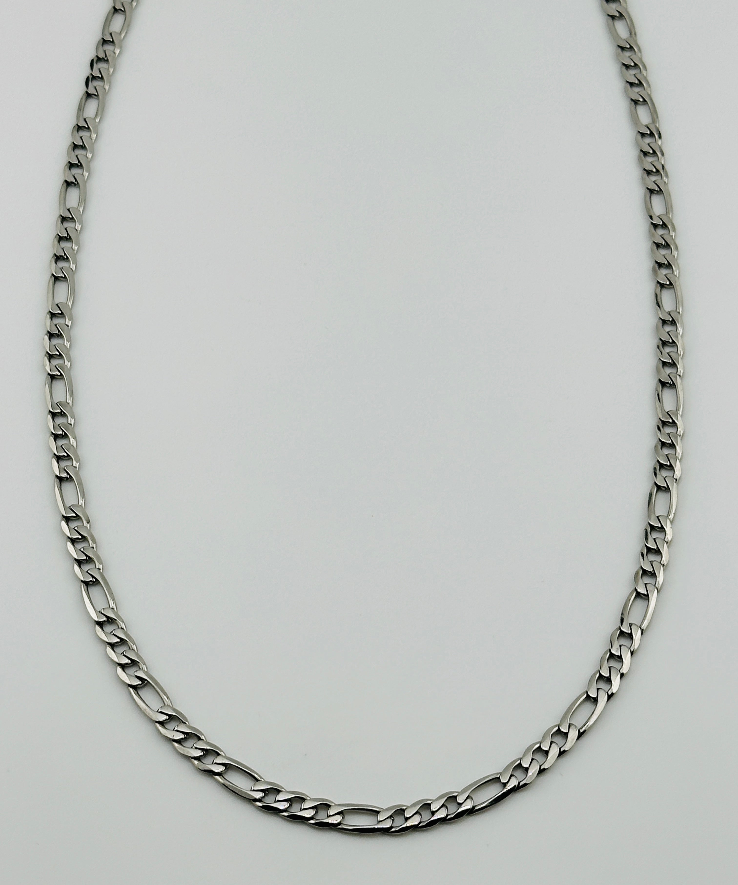 Figaro Silver 5mm Chain