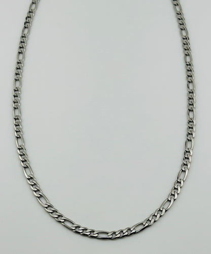 Figaro Silver 5mm Chain