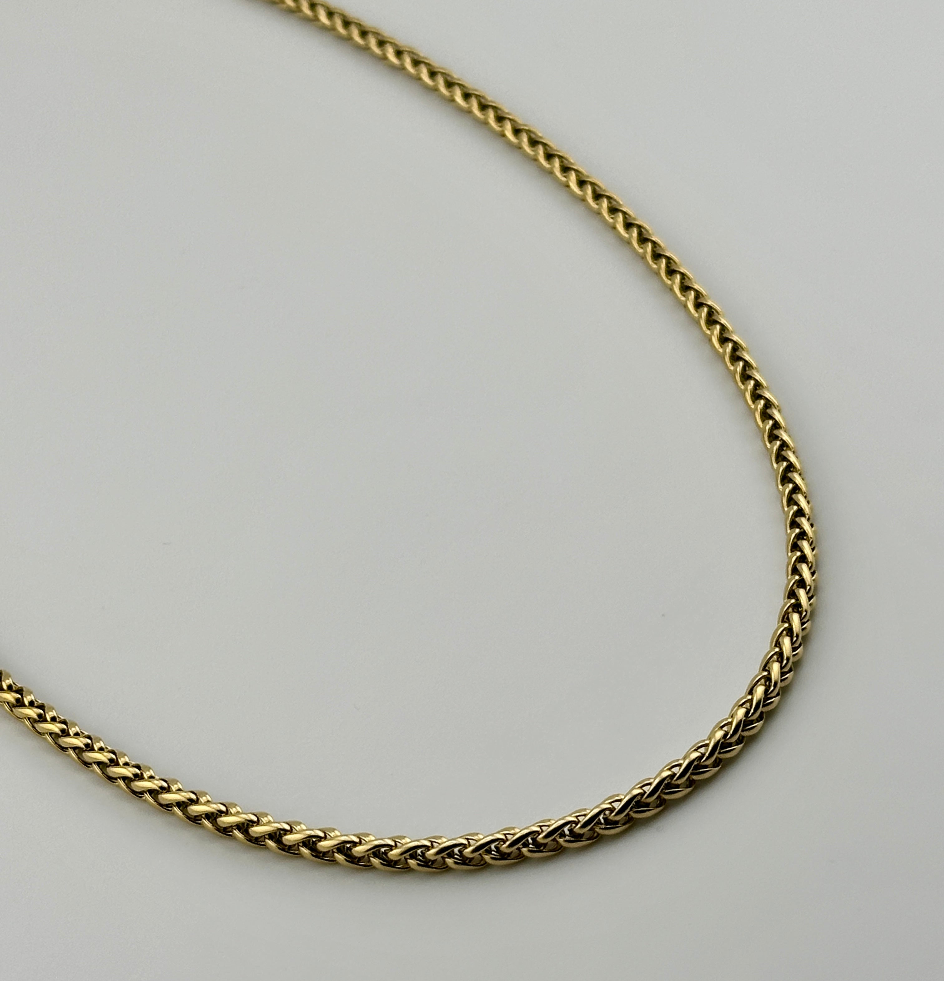 Wheat Gold 4mm Chain