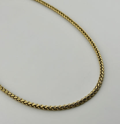 Wheat Gold 4mm Chain