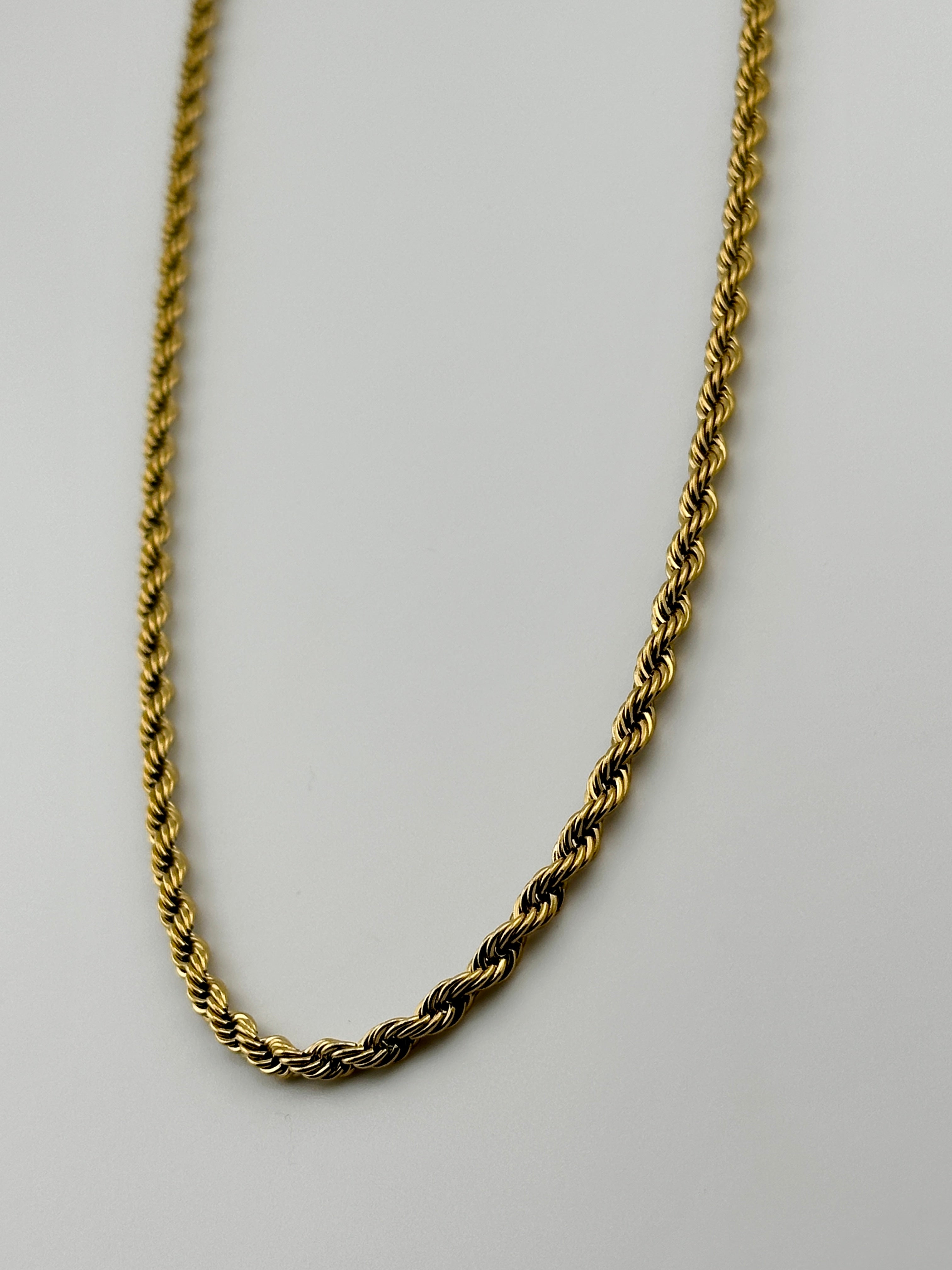 Rope Gold 4mm Chain