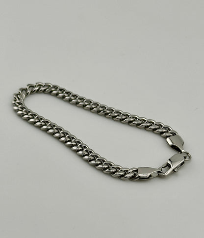 Cuban Link Silver 5mm Bracelet
