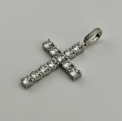 Diamond Cross (Silver)