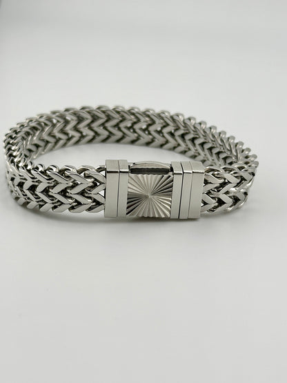 Franco Silver 12mm Bracelet
