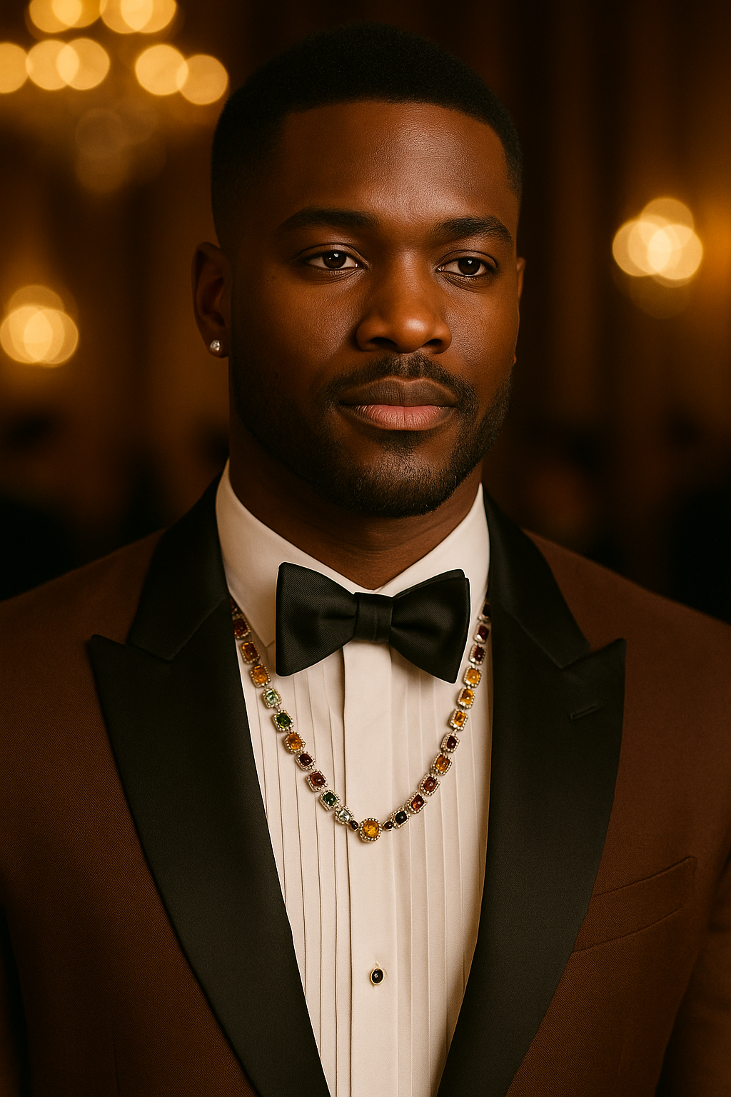 Gemstone Classic Necklace 10mm (Silver)