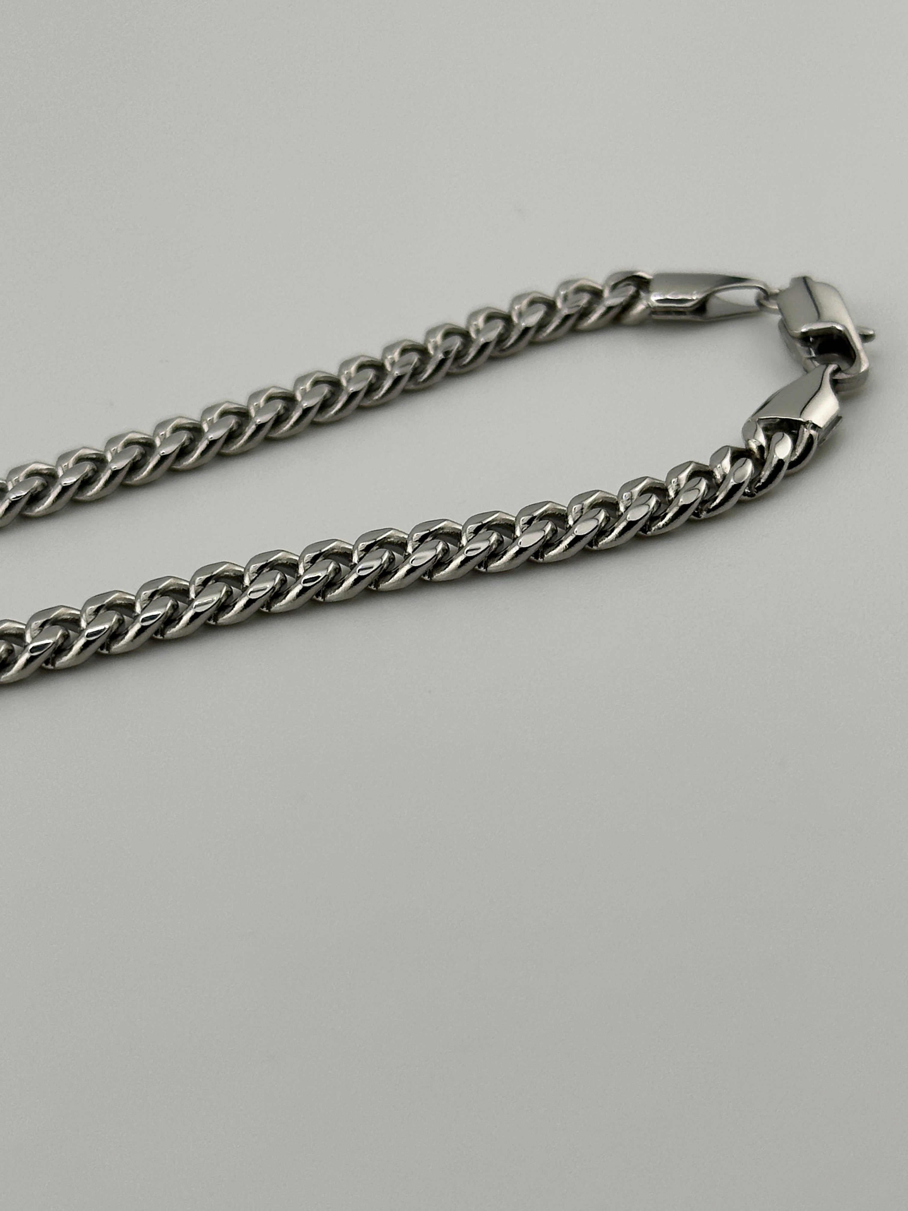 Cuban Link Silver 5mm Bracelet