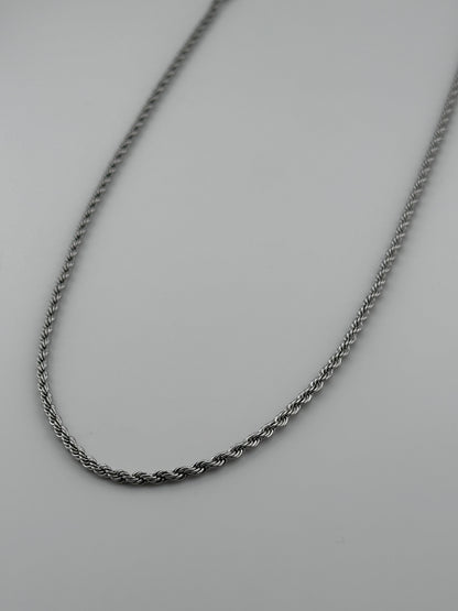 Rope Silver 3mm Chain