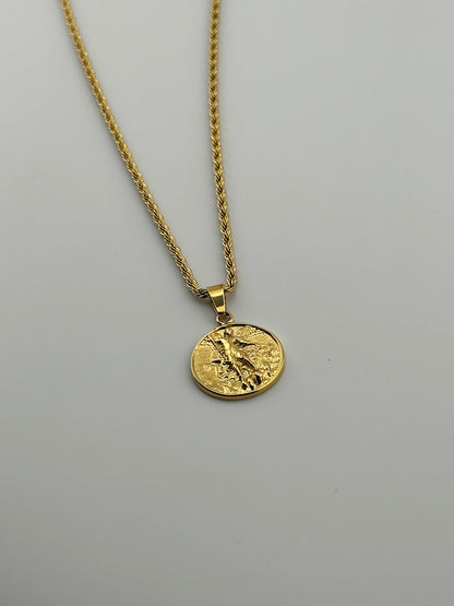 St. Michael Pendant (Gold)