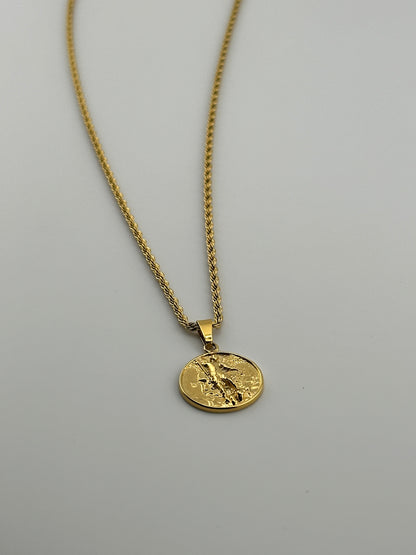 St. Michael Pendant (Gold)