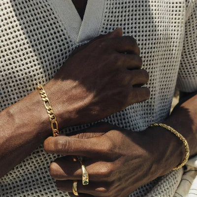 Figaro Gold 5mm Bracelet