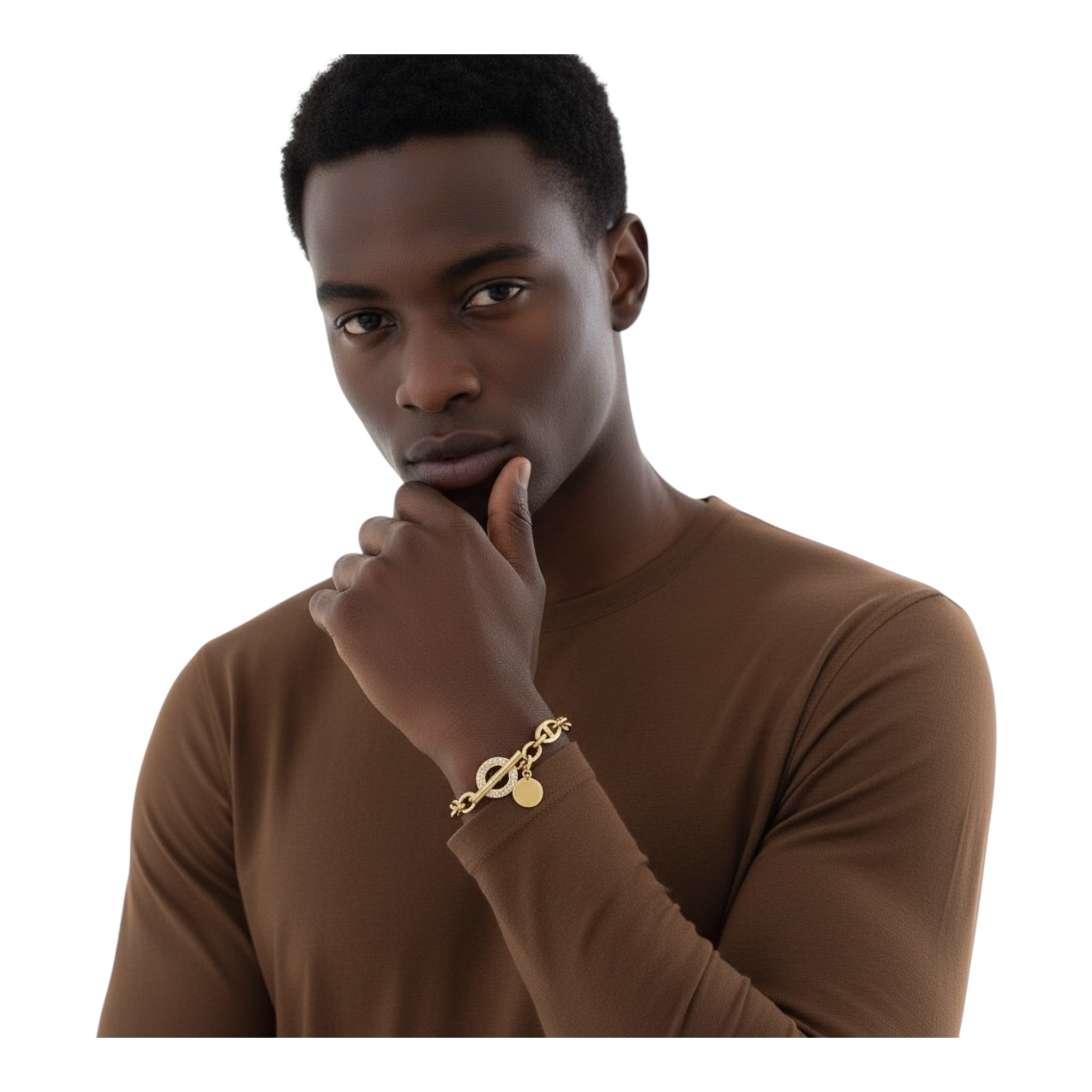 Cable & Marina Gold 8mm Bracelet