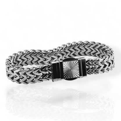 Franco Silver 12mm Bracelet
