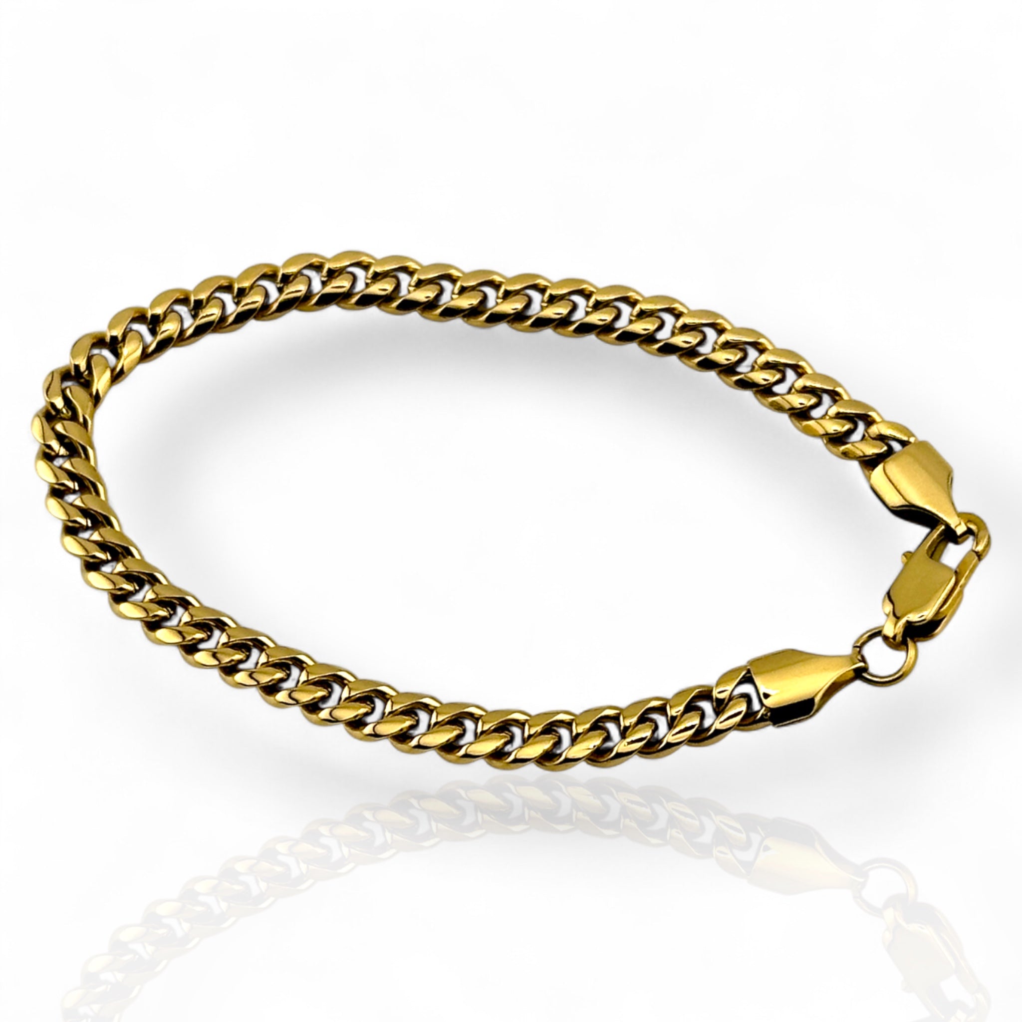 Cuban Link Gold 5mm Bracelet