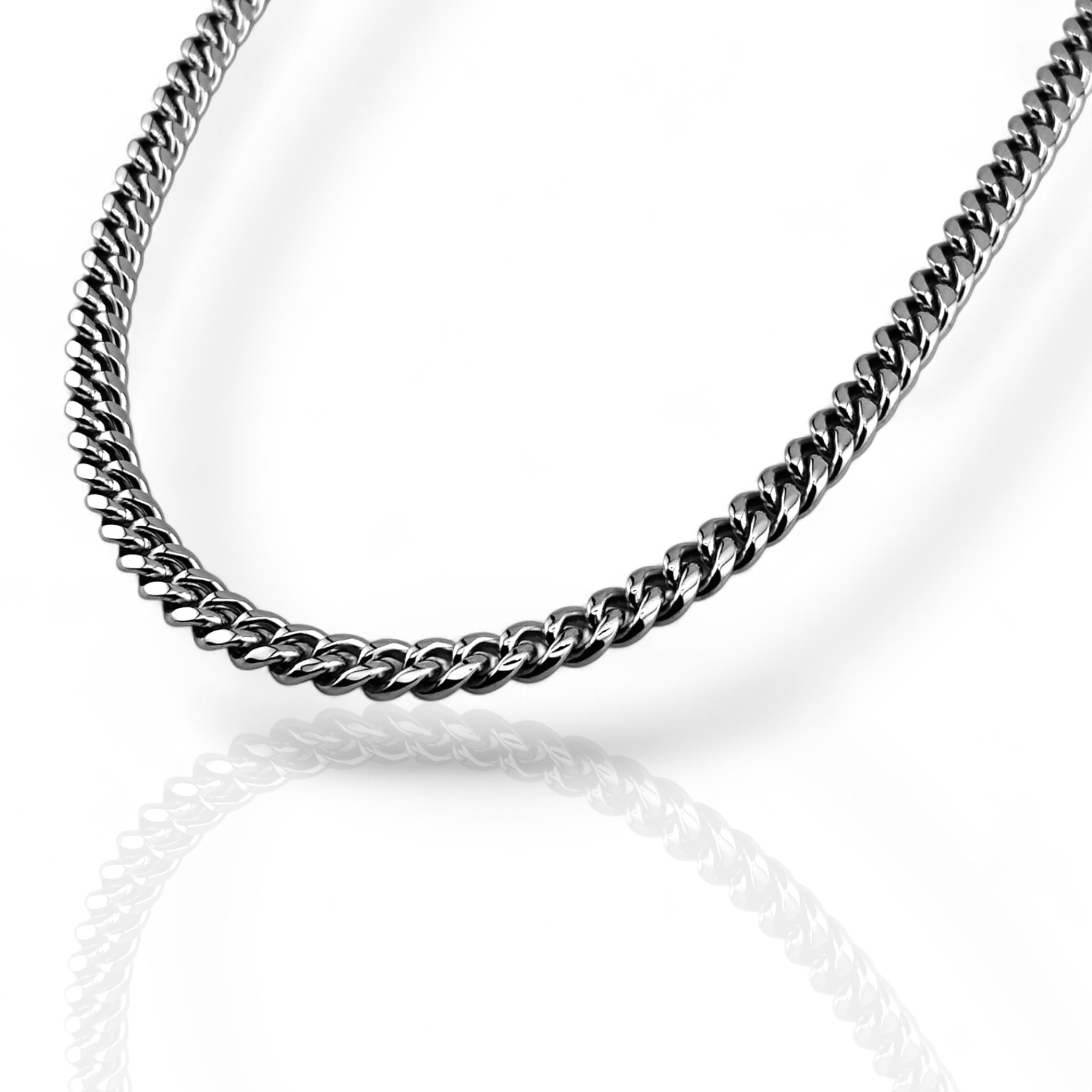 Cuban Link Silver 8mm Chain