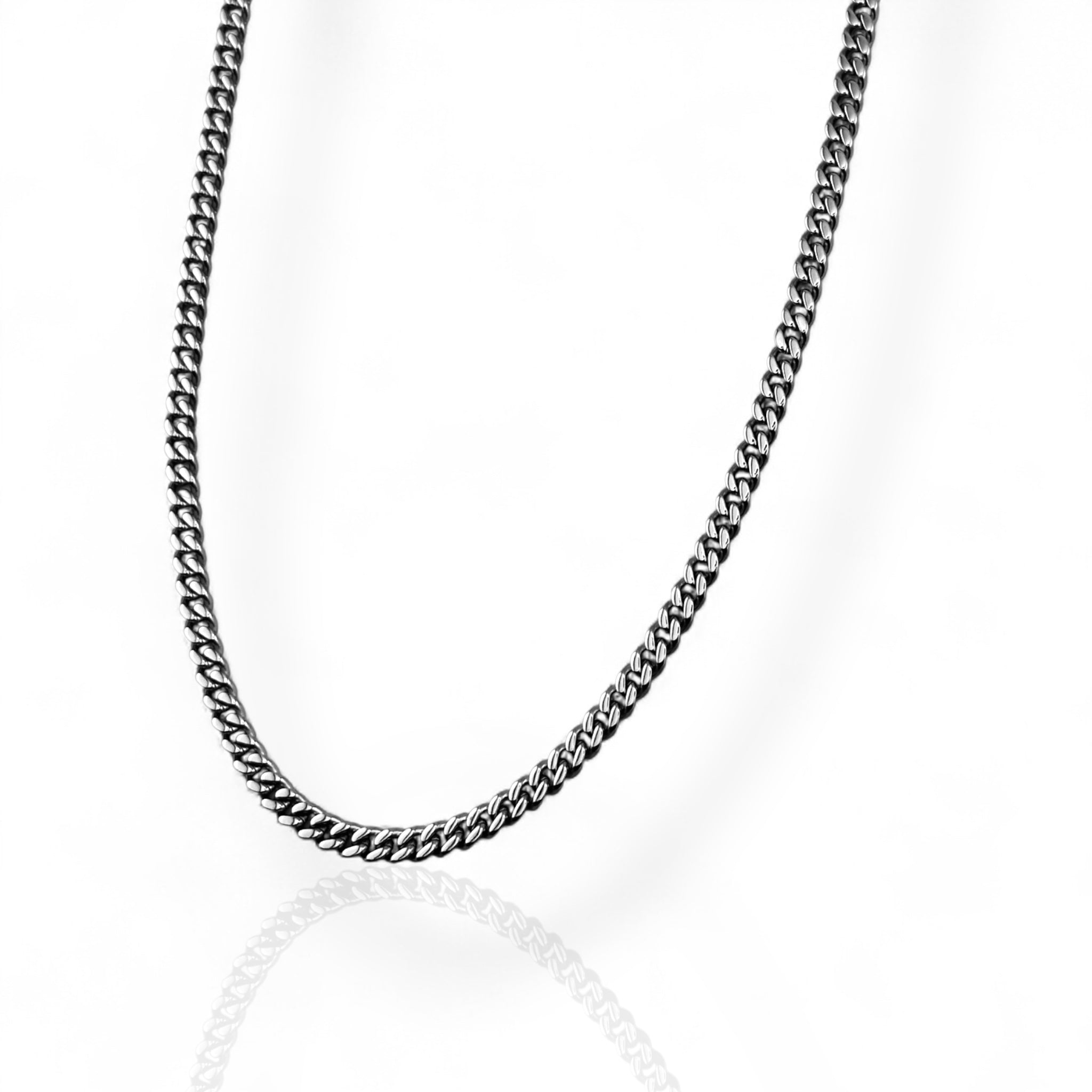 Cuban Link Silver 3mm Chain