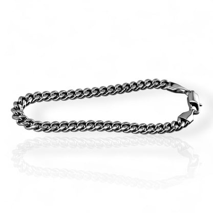 Cuban Link Silver 5mm Bracelet