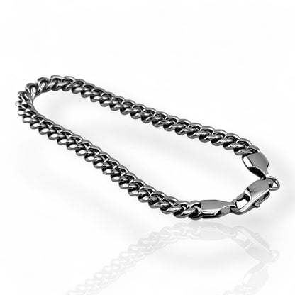 Cuban Link Silver 5mm Bracelet