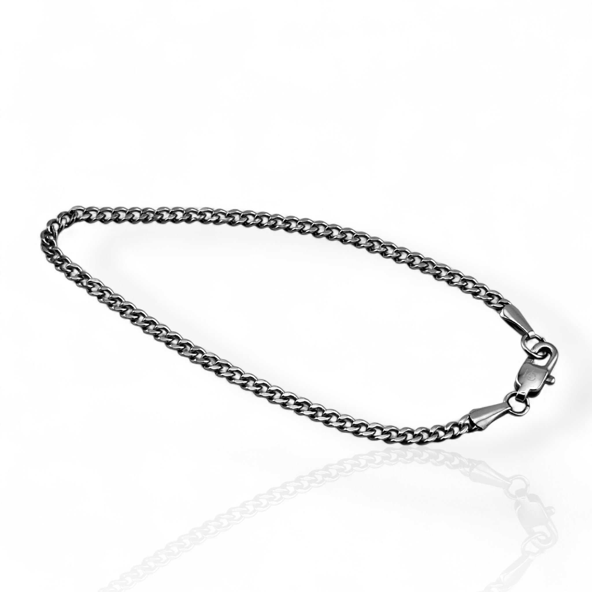 Cuban Link Silver 3mm Bracelet