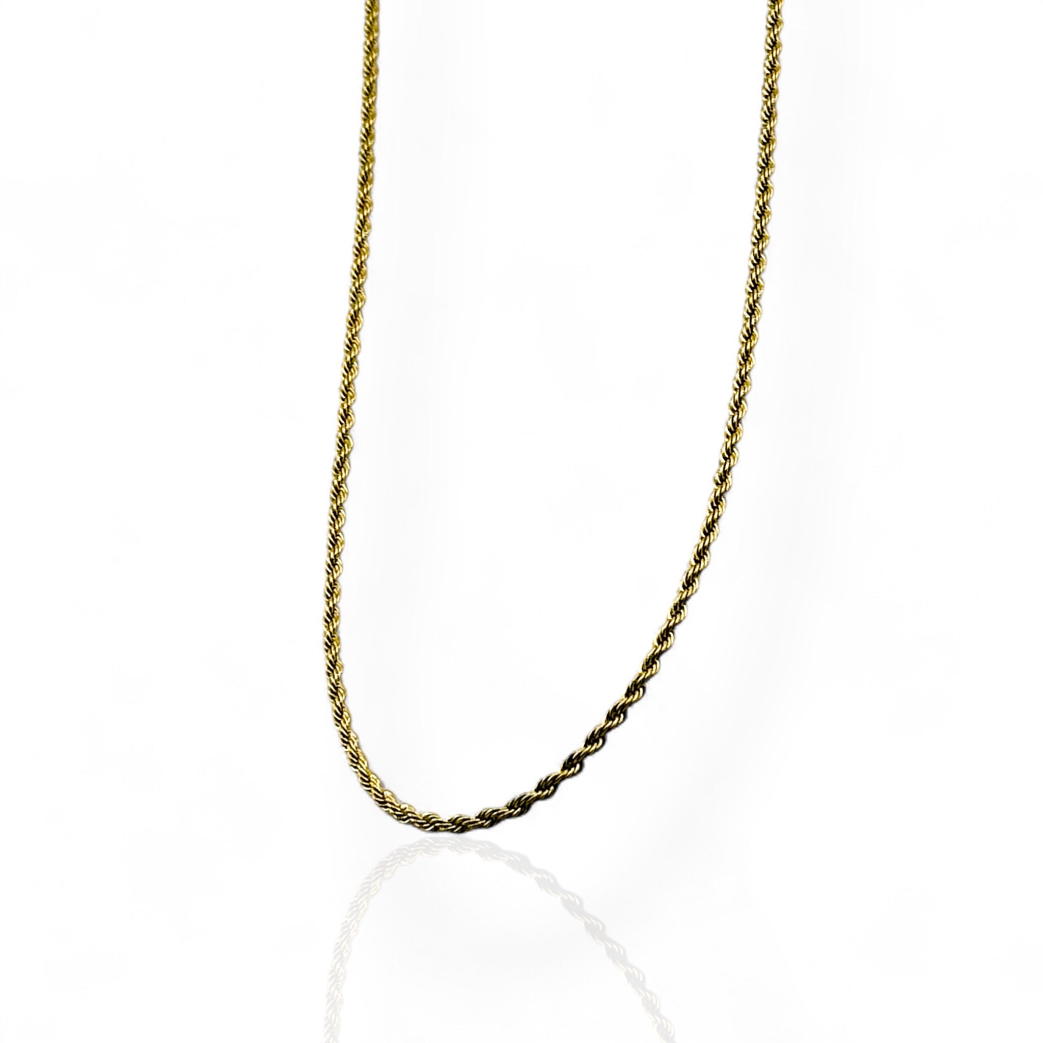 Rope Gold 2mm Chain