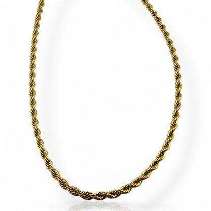 Rope Gold 5mm Chain