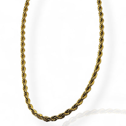 Rope Gold 6mm Chain