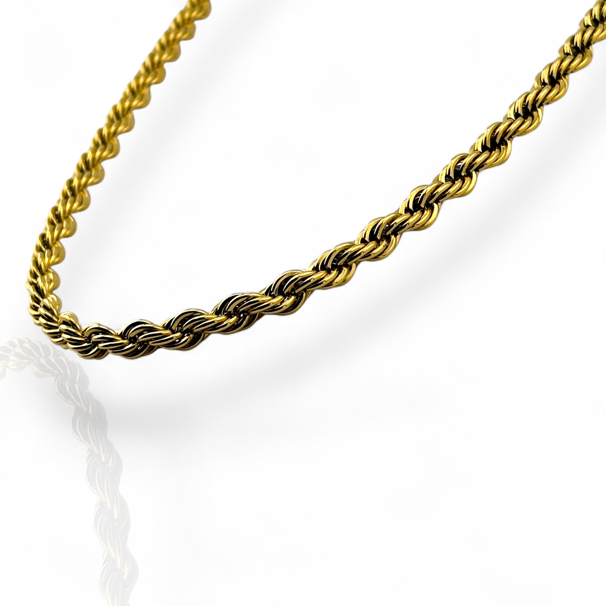 Rope Gold 6mm Chain