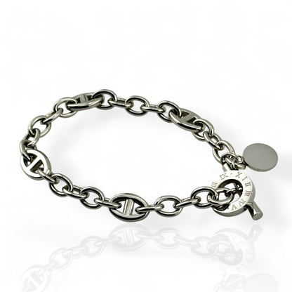 Cable & Marina Silver 8mm Bracelet
