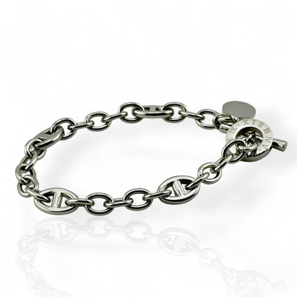Cable & Marina Silver 8mm Bracelet