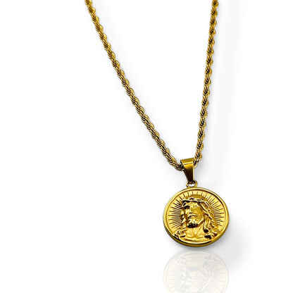 Jesus Pendant (Gold)