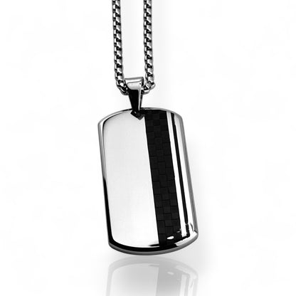 Dog Tag Pendant (Silver)